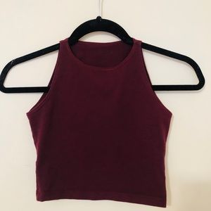 American Apparel sleeveless crop top